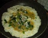 A picture of step 2 of Cheese omlette.
