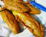 A picture of step 4 of Mirchi Vada.