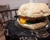 Foto del paso 12 de la receta: Súper hamburguesa de pollo y espinaca
