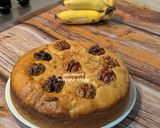 A picture of step 12 of Eggless banana walnut cake.