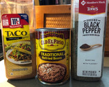 A picture of step 3 of Beef and Bean Burritos.