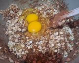Foto langkah ke 3 dari resep Banana Almond Rolled Oat Cake.