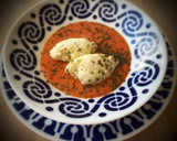 Foto del paso 5 de la receta: Quenelles de brandada sobre crema de salmorejo (en Thermomix)