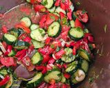 Uborkasaláta „Sláger” recept fázis 1 fotója