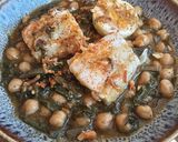 Foto del paso 9 de la receta: Bacalao con garbanzos, acelgas y huevo