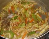 A picture of step 2 of Singapore rice.