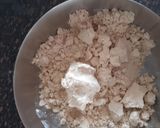 A picture of step 1 of Rajasthani roti.