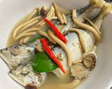 A picture of step 6 of Thai Hot and sour (Tom Yam) Mackerel soup.