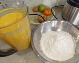 Foto del paso 4 de la receta: Torta de naranja y zanahoria en licuadora 🥕😋 húmeda y rica, ideal para un mate en la tarde 🤭