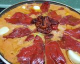 Foto del paso 7 de la receta Bacalao con salsa al pilpil con sabor a pimiento rojo