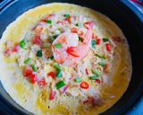 รูปขั้นตอนการทำที่ 3 ของ ข้าวไข่เจียวทรงเครื่อง