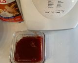 A picture of step 1 of White bread with guava jelly (goiabada).