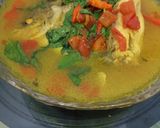 Foto langkah ke 3 dari resep Sop Gurame Kemangi Segar.