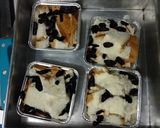 Foto langkah ke 1 dari resep Bread pudding with tiramisu sauce.