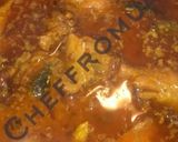 A picture of step 9 of Chicken Qorma.