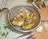 Foto del paso 12 de la receta Nidos de alcachofas con champiñones