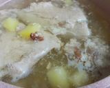 Hình bước làm 2 của món Canh khoai tây nấu thịt xay