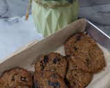 Foto langkah ke 4 dari resep Raisin wheat choco cookies.