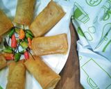 Foto langkah ke 5 dari resep Lumpia kering isi Bihun Ebi Pedas.