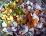 A picture of step 3 of Cheesy sweet corn.