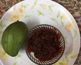 A picture of step 2 of Instant mango chunda.