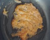 A picture of step 1 of Coconut Modak filled with Apple ganache.