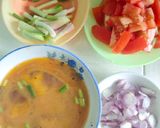 Hình bước làm 1 của món Bắp cải xào cà chua + trứng