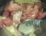 A picture of step 3 of Malai Boti😋.