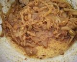 A picture of step 8 of Rajasthani gatta pulav.