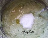 A picture of step 4 of Green Peas Dhokla.