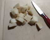 A picture of step 1 of Loaded potato soup.