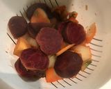 A picture of step 1 of Smoked fish on healty veggies.
