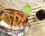 Foto langkah ke 4 dari resep Garlic Bread (pakai teflon).