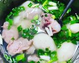 Hình bước làm 2 của món Canh củ từ hầm sườn non