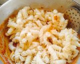 A picture of step 3 of Red sauce pasta (cheese red sauce pasta).