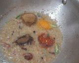A picture of step 1 of Aloo-Matar Ande Ki Tahari.
