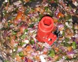 A picture of step 1 of Besan chilla.