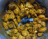 A picture of step 1 of Chicken Tikka biryani.