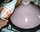 Foto del paso 12 de la receta: Cerdo cocinado en tajine con leche de coco y arroz