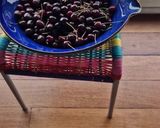 Une image de l'étape 4 de Cerises 🍒farandole 🍑🧅 fruits de saison 🍓🍐🍃.