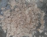 A picture of step 1 of Coconut Barfi.