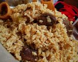 A picture of step 18 of Yakhni Pulao.