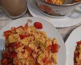 🍅🌶️🥒Cukkinis🍅🫑🌶️ lecsó🥒 tojással 🫑🍅 recept fázis 10 fotója