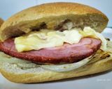 Foto del paso 4 de la receta: Panecillo de lomo adobado con cebolla y queso en airfryer