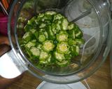 A picture of step 9 of Mashed rice with miyan kubewa.