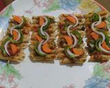 पास्ता पिज़्ज़ा (pasta pizza recipe in Hindi) रेसिपी चरण 7 फोटो
