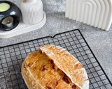 Foto langkah ke 15 dari resep Cranberries Sourdough Bread 77%.
