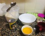A picture of step 1 of Coconut chapati #coconutchapati.