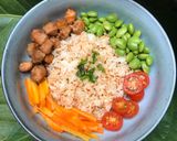 Foto langkah ke 5 dari resep Salmon Teriyaki Poke Bowl.