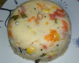 A picture of step 4 of Vegetable Upma.